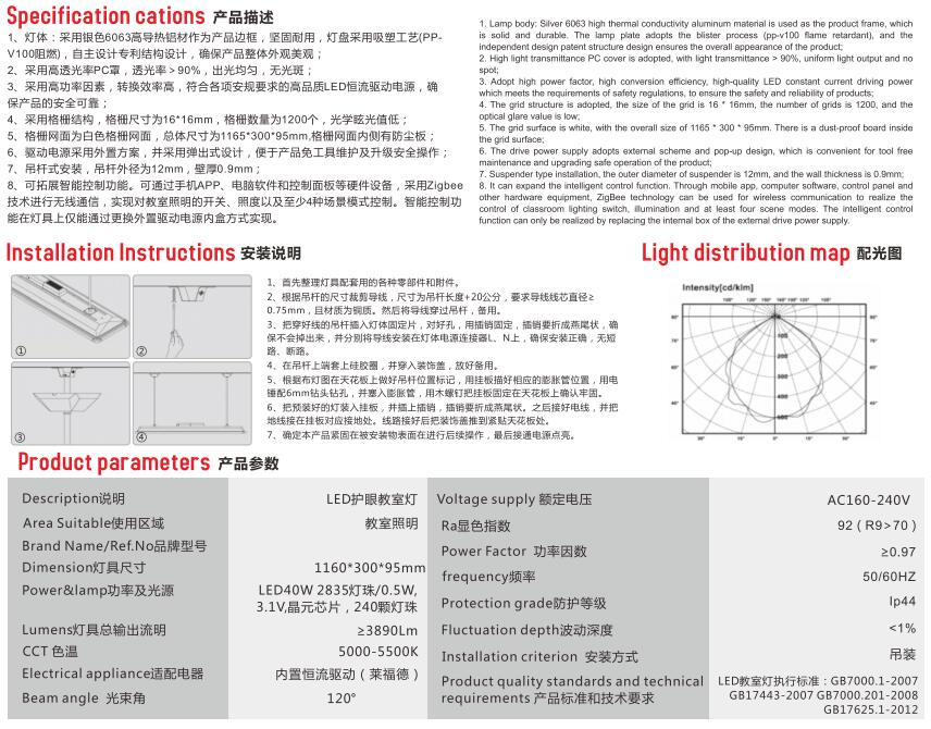 教室LED护眼照明